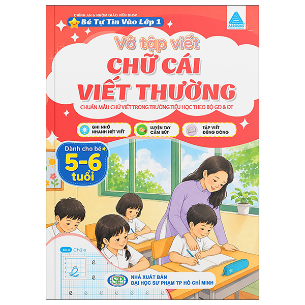 Bộ Bé Tự Tin Vào Lớp 1 - Vở Tập Viết - Chữ Cái Viết Thường