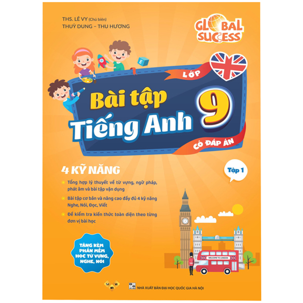Bộ Global Success - Bài Tập Tiếng Anh 9 - Tập 1 (Có Đáp Án)