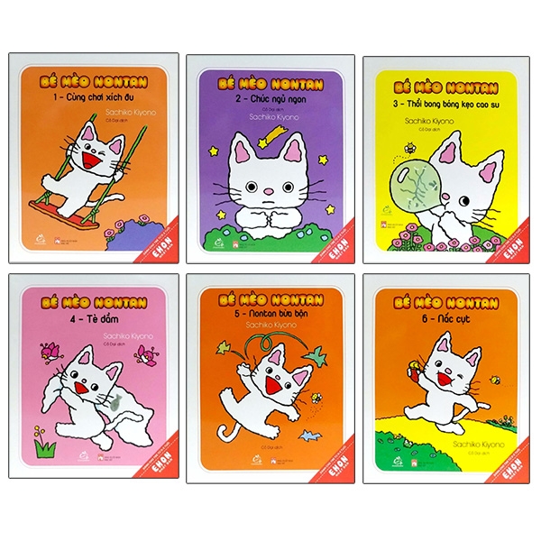 Bộ Sách Ehon Nhật Bản - Bé Mèo Nontan (Bộ 6 Cuốn)